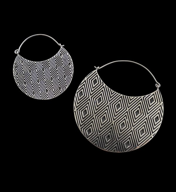 Silver Allotrope Titanium Hangers - Earrings Online Sale - Image 2