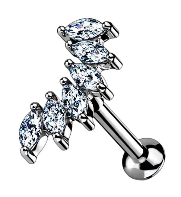 Track CZ Labret Post For Discount