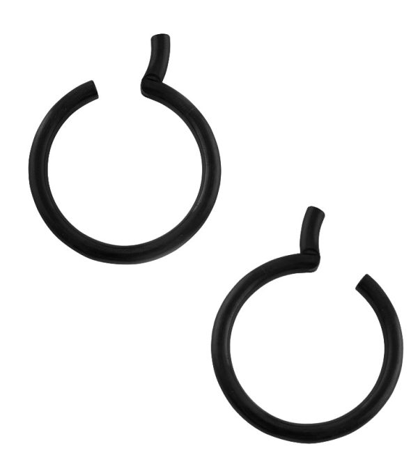 Black PVD Band Ear Weights For Cheap - Image 2