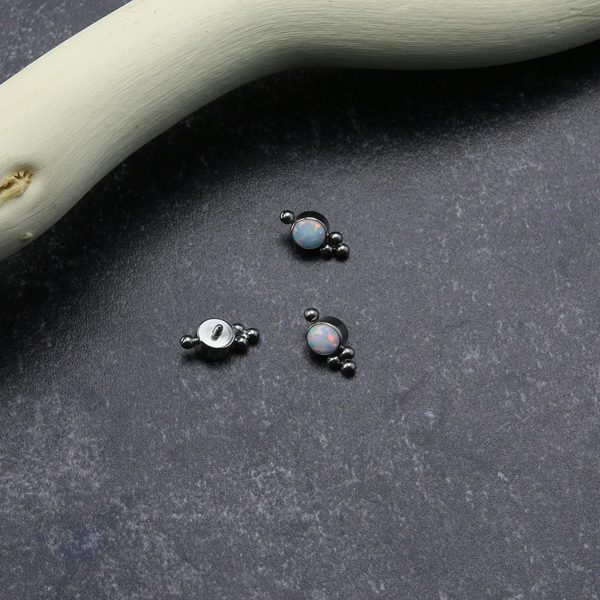Sole White Opalite Titanium Threaded End Hot on Sale - Image 2