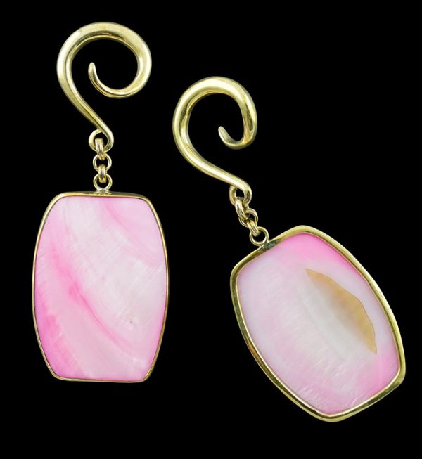Pink Mother of Pearl Shell Hangers Online Hot Sale - Image 2