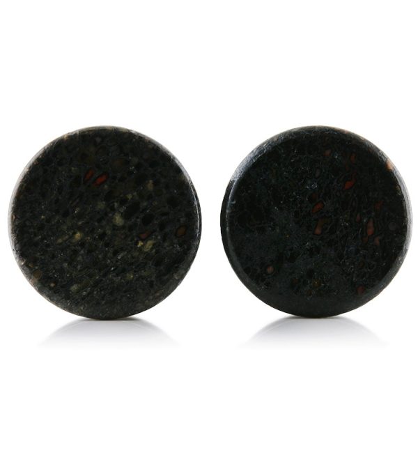 Fossilized Dinosaur Bone Plugs 1 Inch (25mm) Version 2 Online Hot Sale