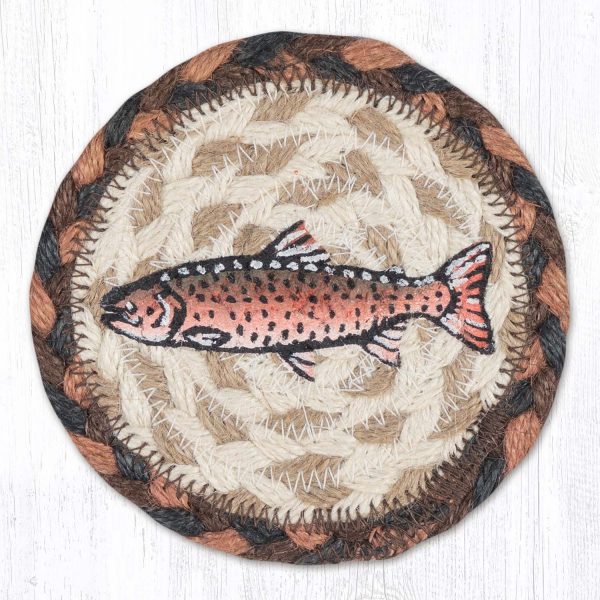 IC-010 Red Salmon Coaster Fashion