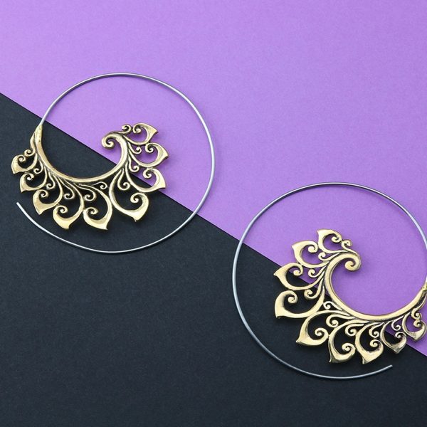 18G XL Ornamental Brass Spirals on Sale - Image 2