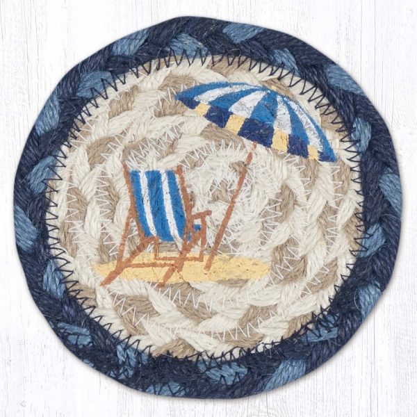 IC-362 Navy Beach Chair Coaster Sale