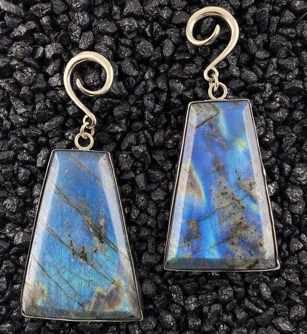 Labradorite Ear Weights Version 13 Sale - Image 2