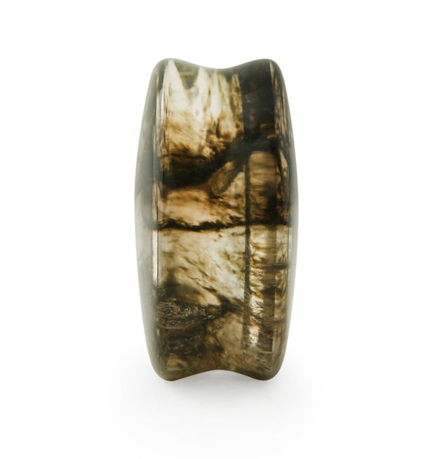Black Hazy Glass Plugs Online Sale - Image 5