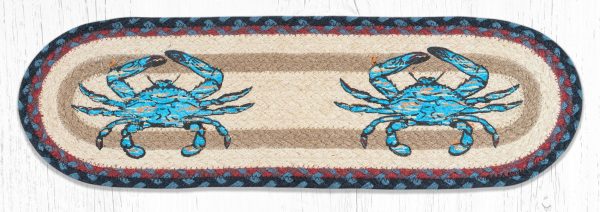ST-OP-362 Fresh Blue Crab Stair Tread Online now