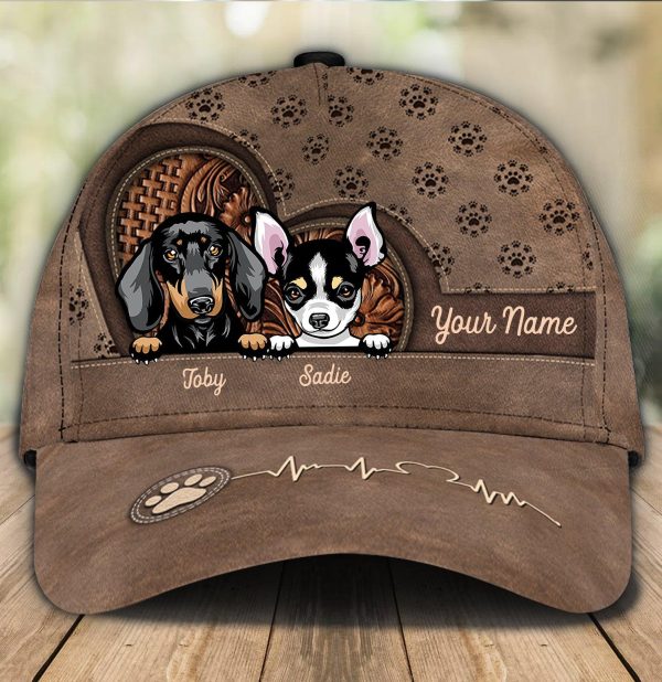 Personalized Dog Classic Cap, Personalized Gift for Dog Lovers, Dog Dad, Dog Mom - CPA80PS06 on Sale
